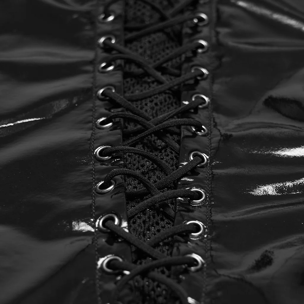 Punk patent leather dress - Image 3