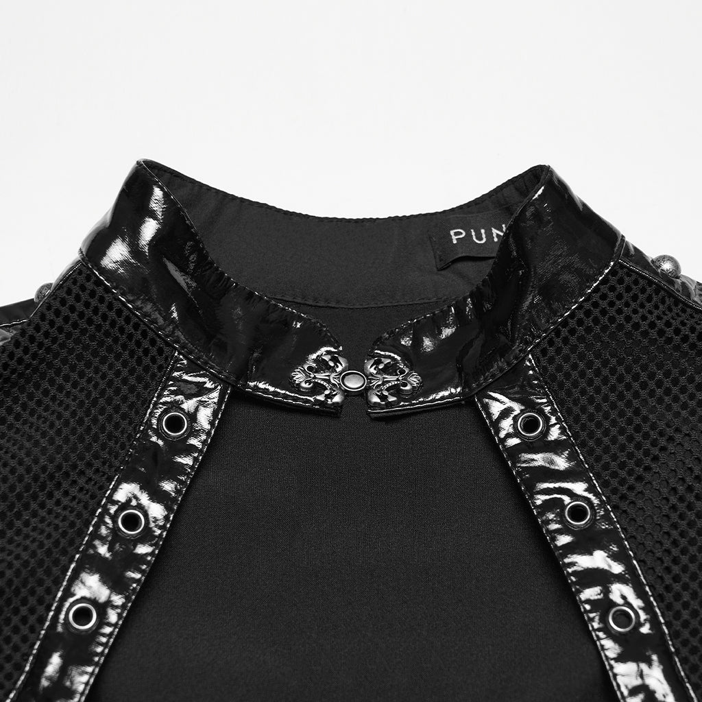 Punk patent leather dress - Image 9