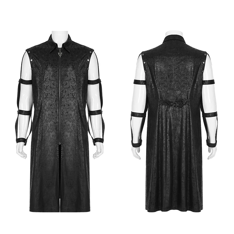 Punk personalized hollow out coat - Image 4