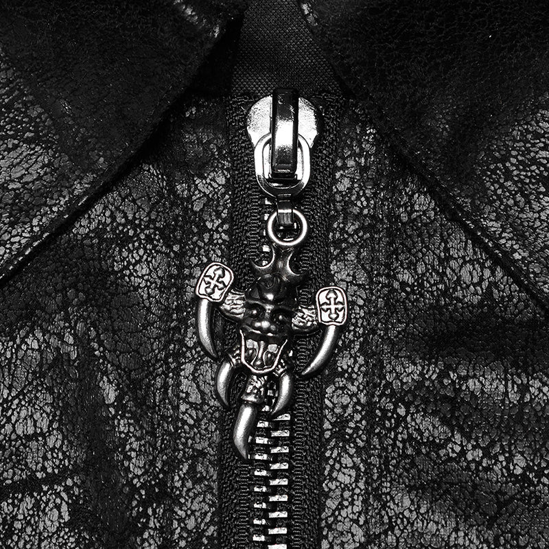 Punk personalized hollow out coat - Image 5