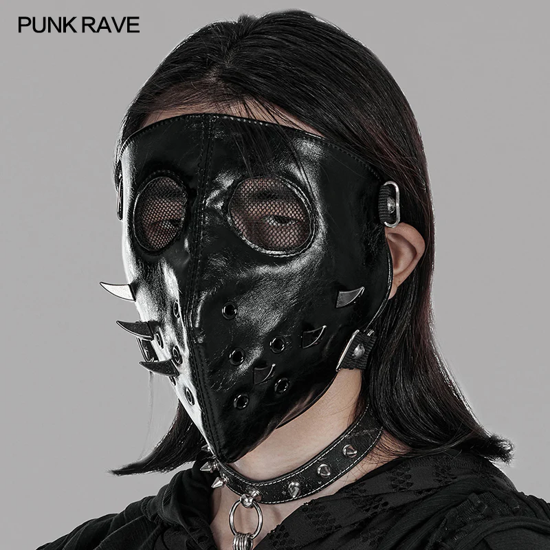 Punk personalized PU facial mask - Image 2