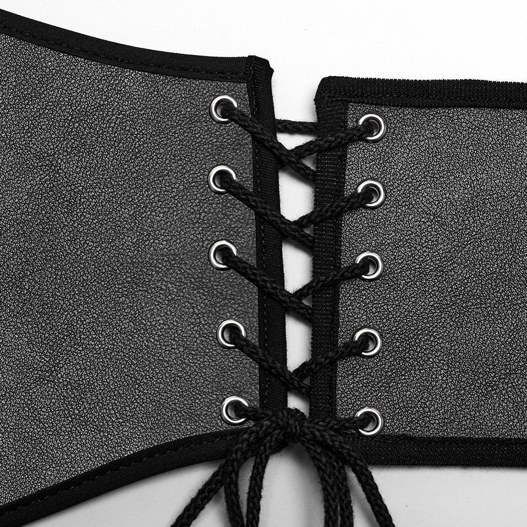 Punk PU Corset For Men - Image 12