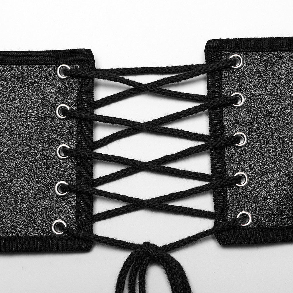 Punk PU Corset For Men - Image 14