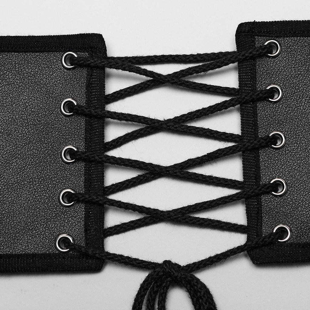Punk PU Corset For Men - Image 5