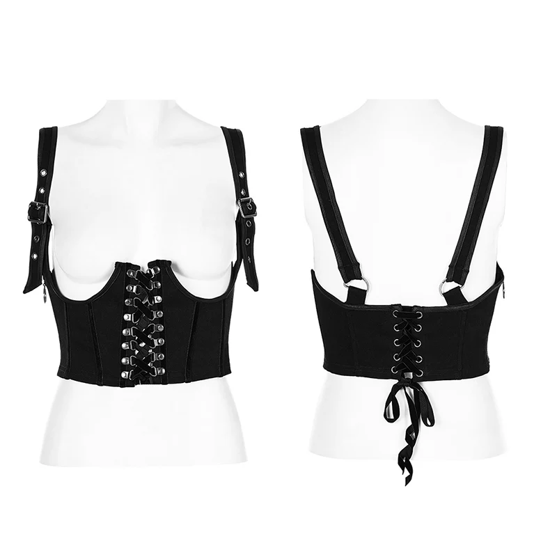 Punk simple waistcoat - Image 4