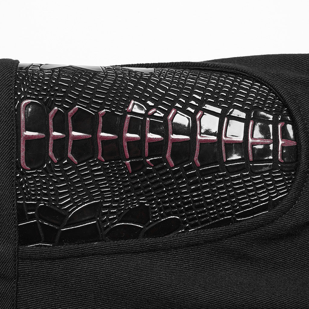 Punk skeleton leather  leggings - Image 8