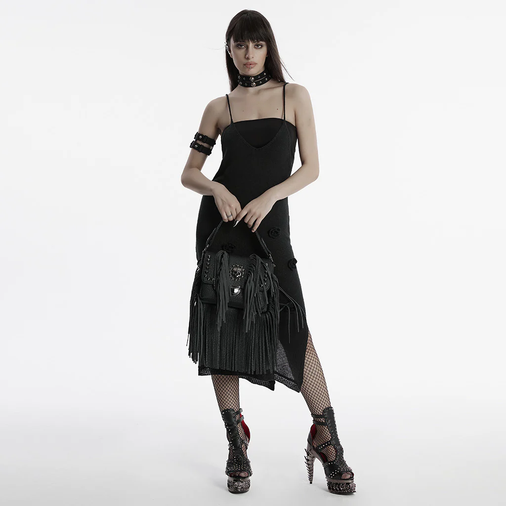 Punk Skull Tassel Bag - Image 4