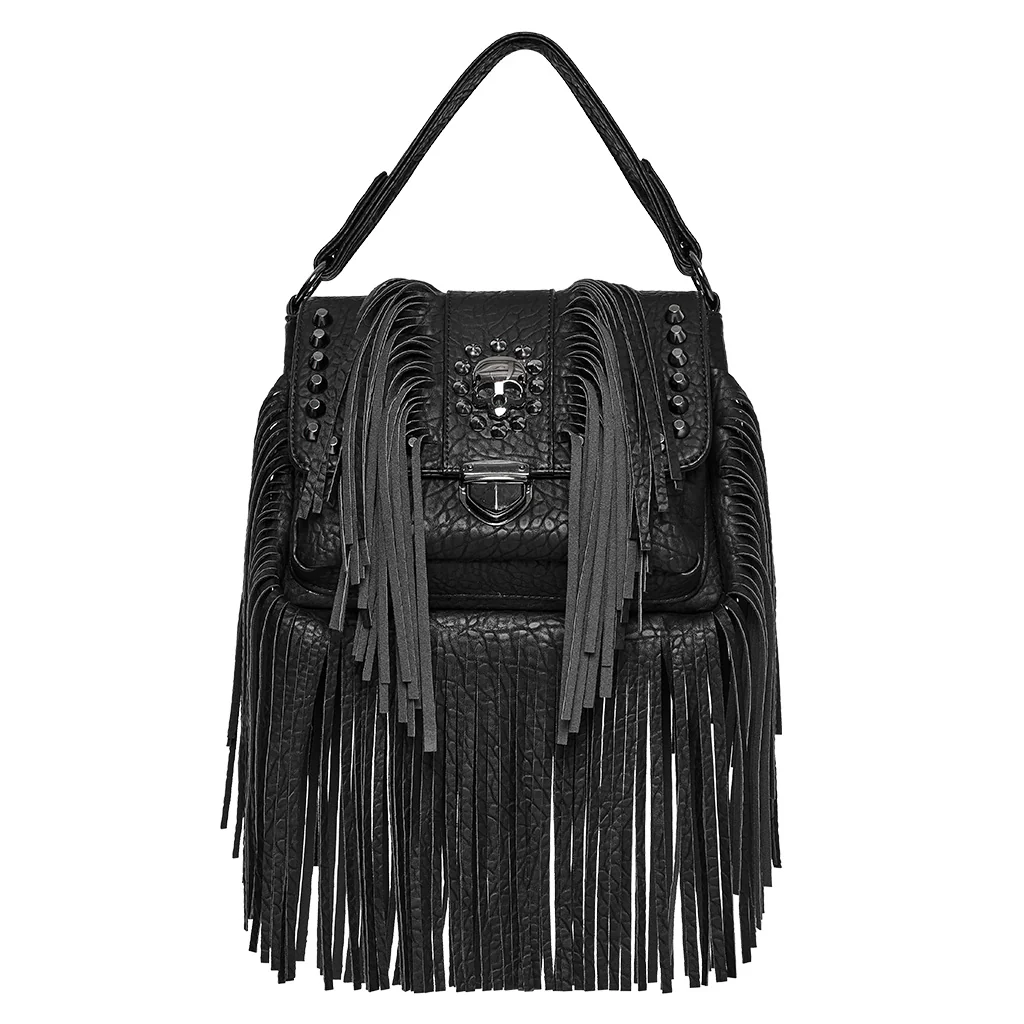 Punk Skull Tassel Bag - Image 5