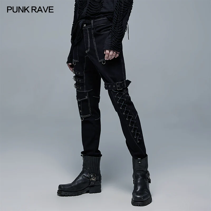 Punk Straight Long Pants - Image 7
