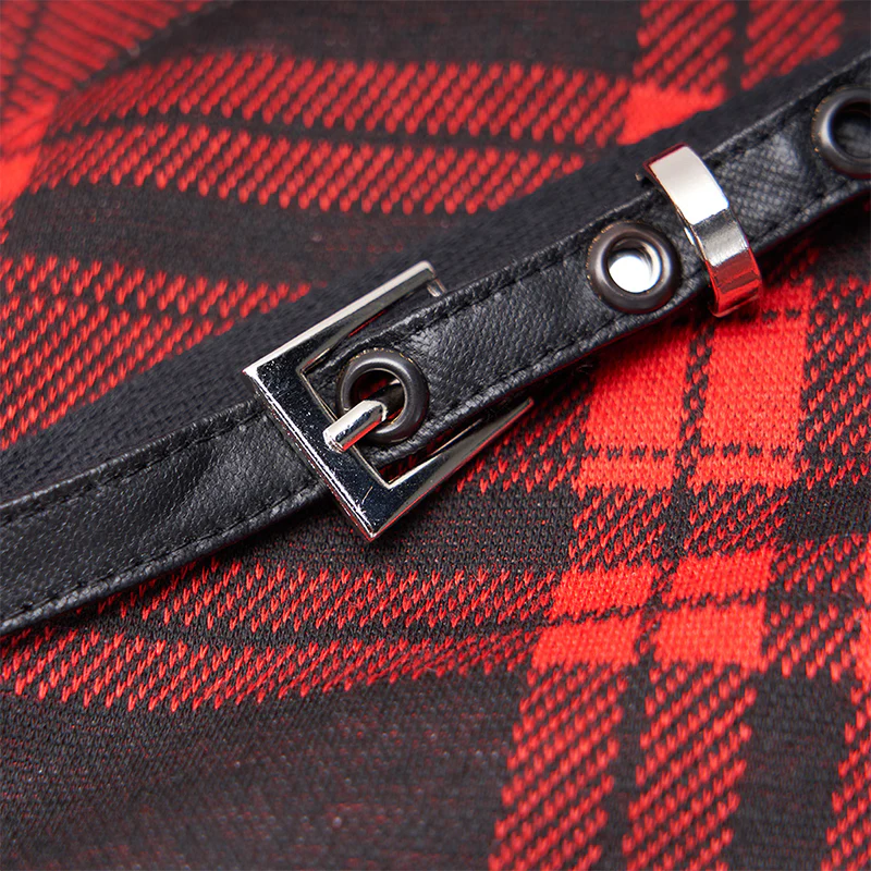 Punk straps small A shape dress - Image 11