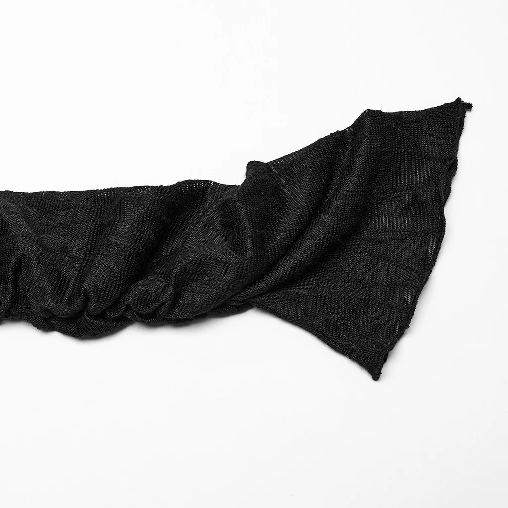 Punk Irregular Hooded Dress - Image 7