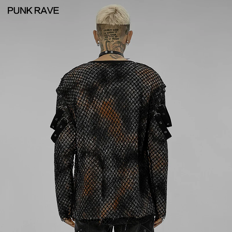 Punk tie-dyed Pullover sweater - Image 3
