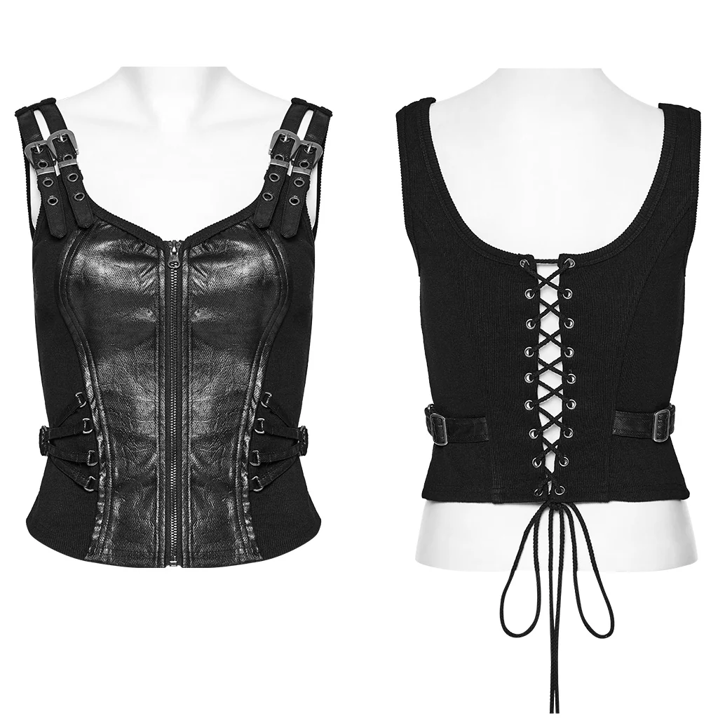 Punk tight fit vest - Image 5