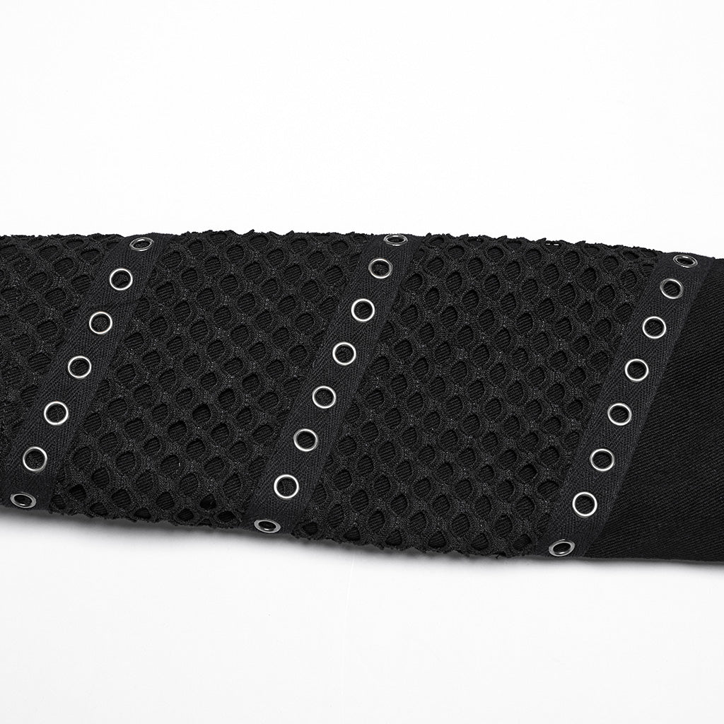 Punk ultra short motorcycle jacket - Image 9