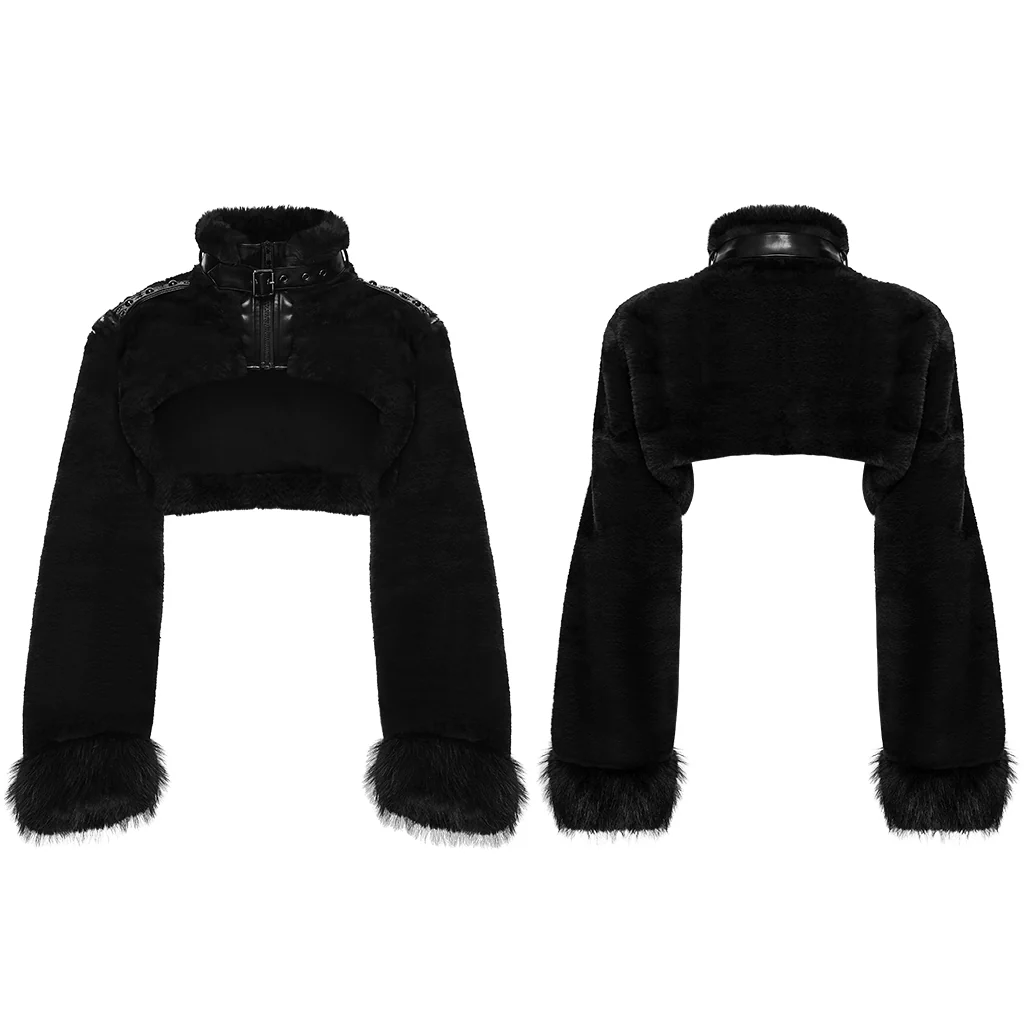 Punk Ultra-Soft Fur Coat - Image 8