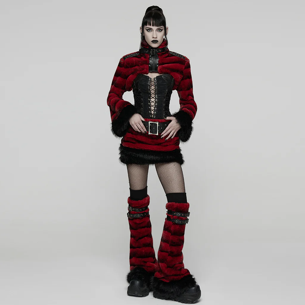 Punk Ultra-Soft Fur Leg Warmers - Image 24