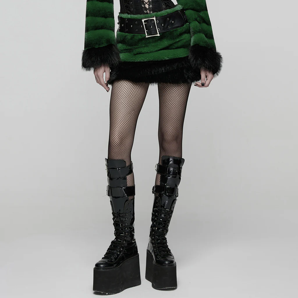 Punk Ultra-Soft Fur Skirt - Image 11