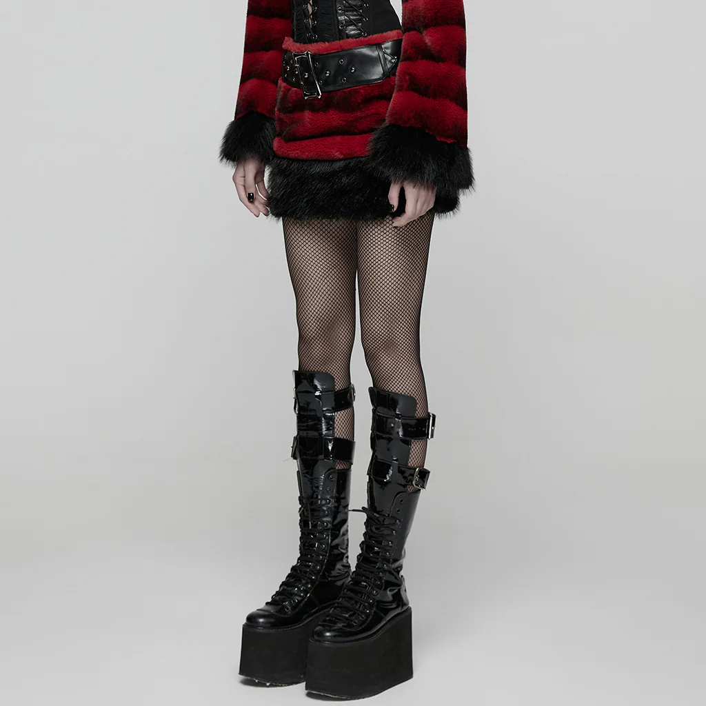 Punk Ultra-Soft Fur Skirt - Image 7