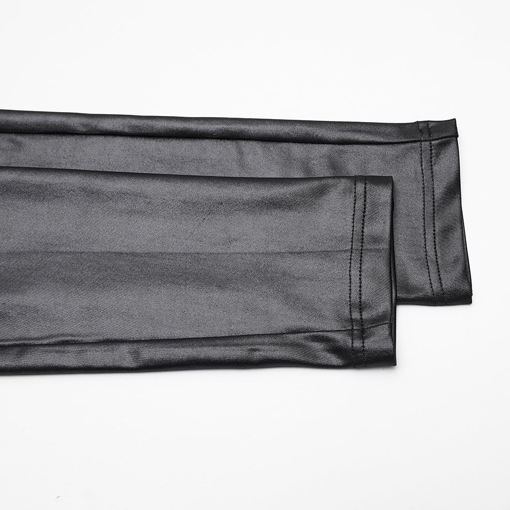 Punk Woven-Cross Leggings - Image 9