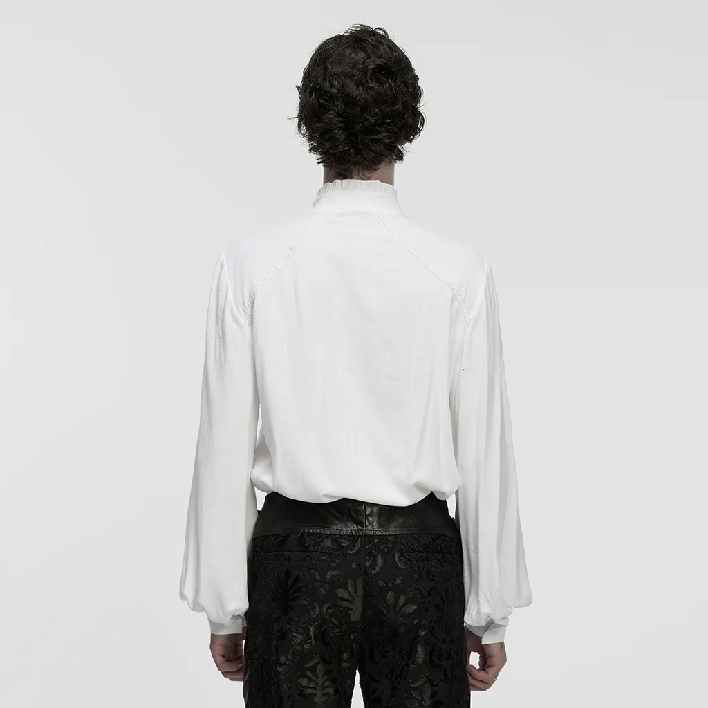 Retro Gothic Romance Shirt For Men - Image 4