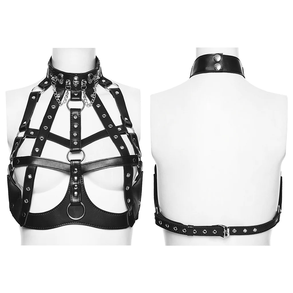 Sexy Punk Hollow Bustier - Image 5