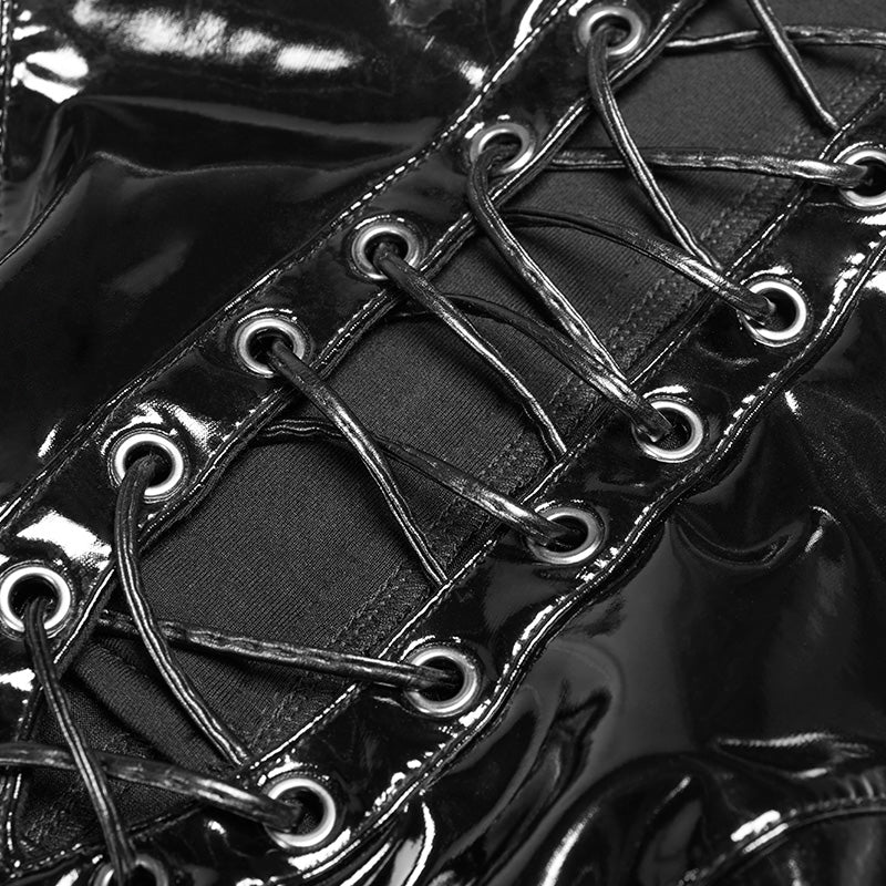 Sexy Punk Midnight Seduction Sleeveless Miniskirt - Image 6