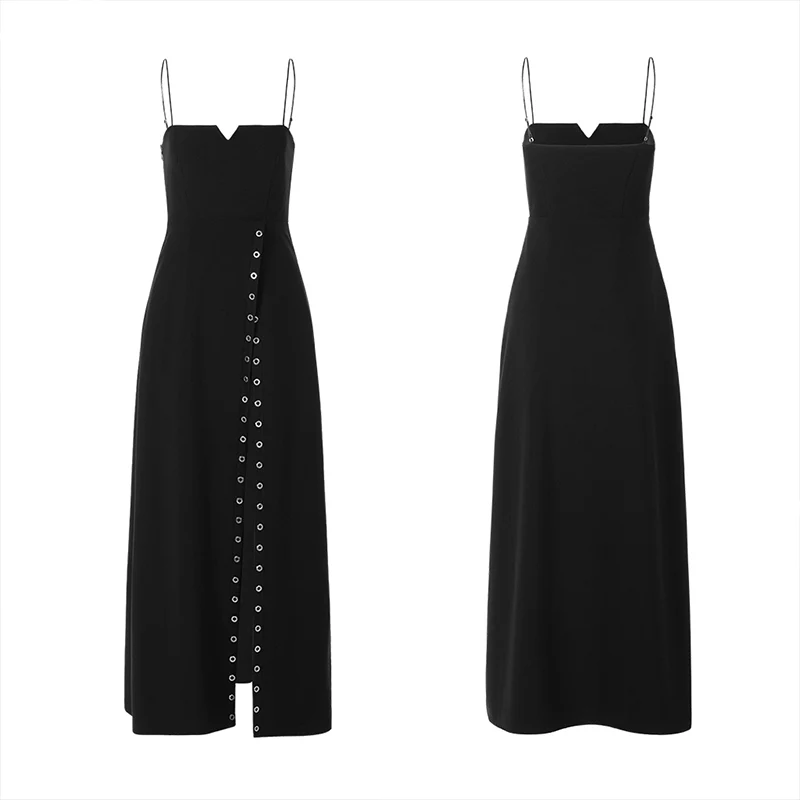 Sexy small V-neck braces dress - Image 4