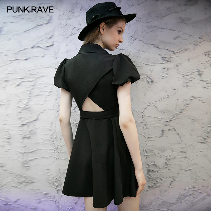 Shirt-style pleated dress - Image 3
