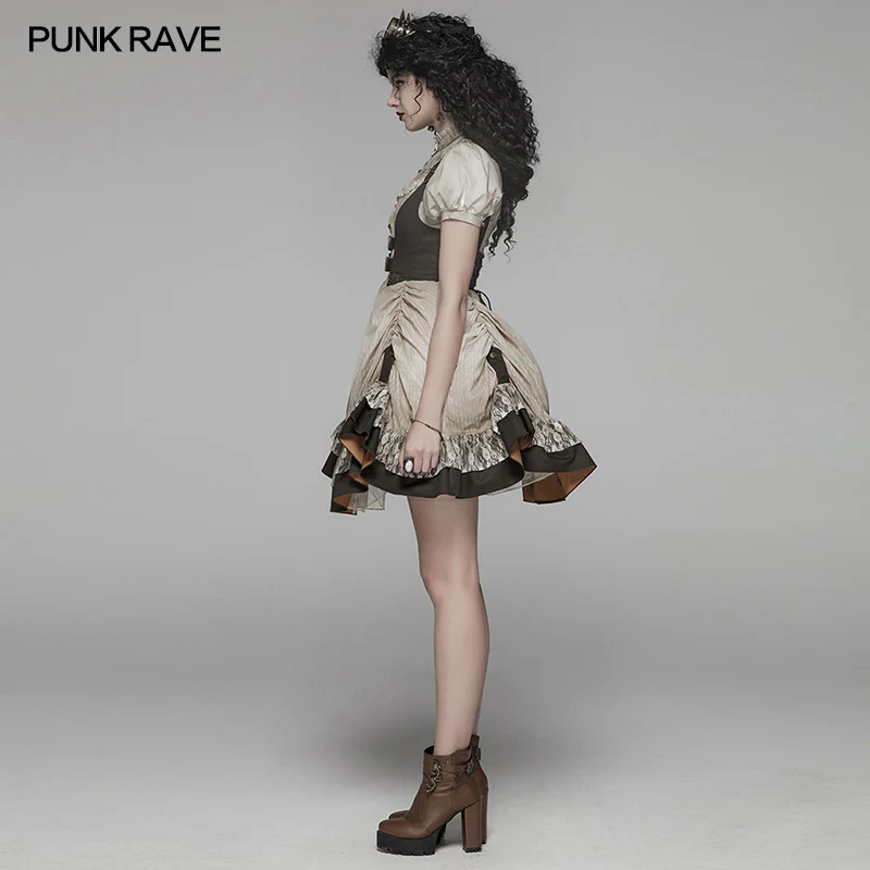 Steam Punk Lolita Dress With Lace-up Back - Image 8