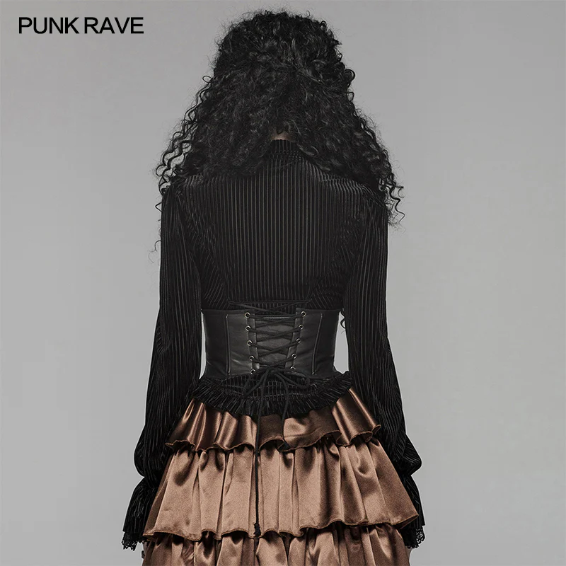 Steampunk Accessories PU Leather Lace-up Girdle - Image 3