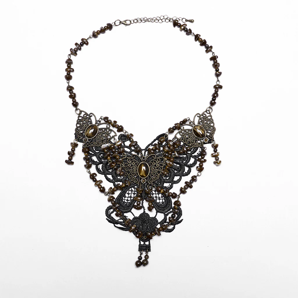 Steampunk Butterfly Necklace - Image 7