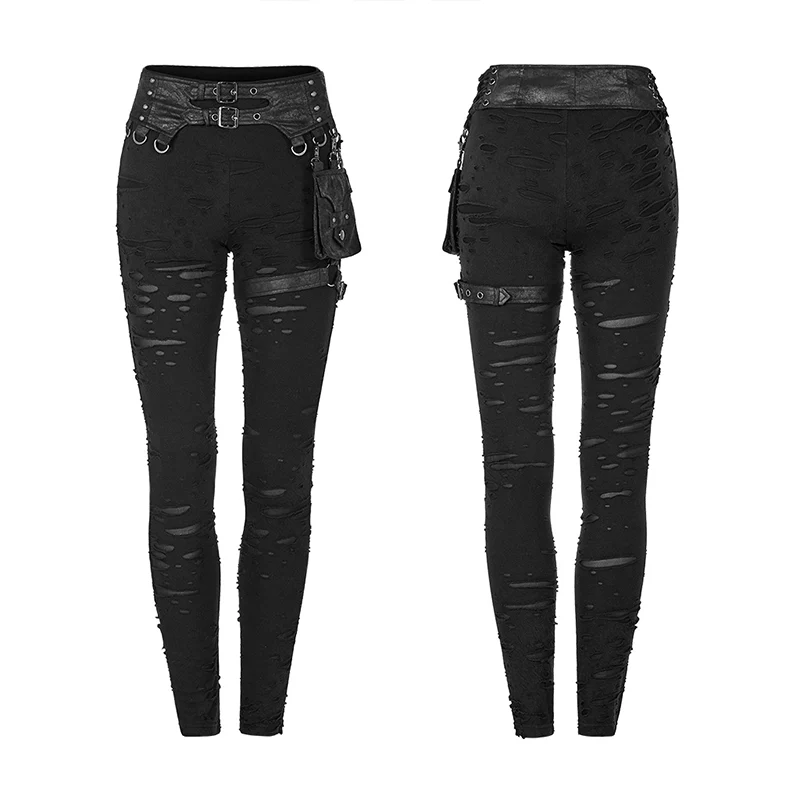 Steampunk detachable waistbag leggings - Image 4