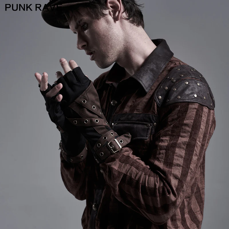 Steampunk knit gloves - Image 2