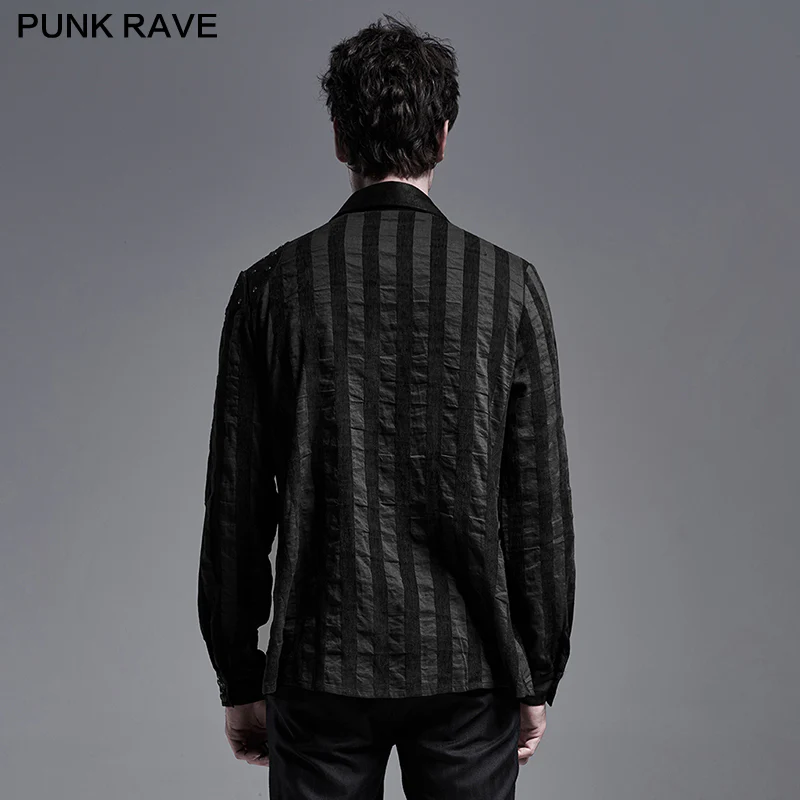 Steampunk striped shirt - Image 3
