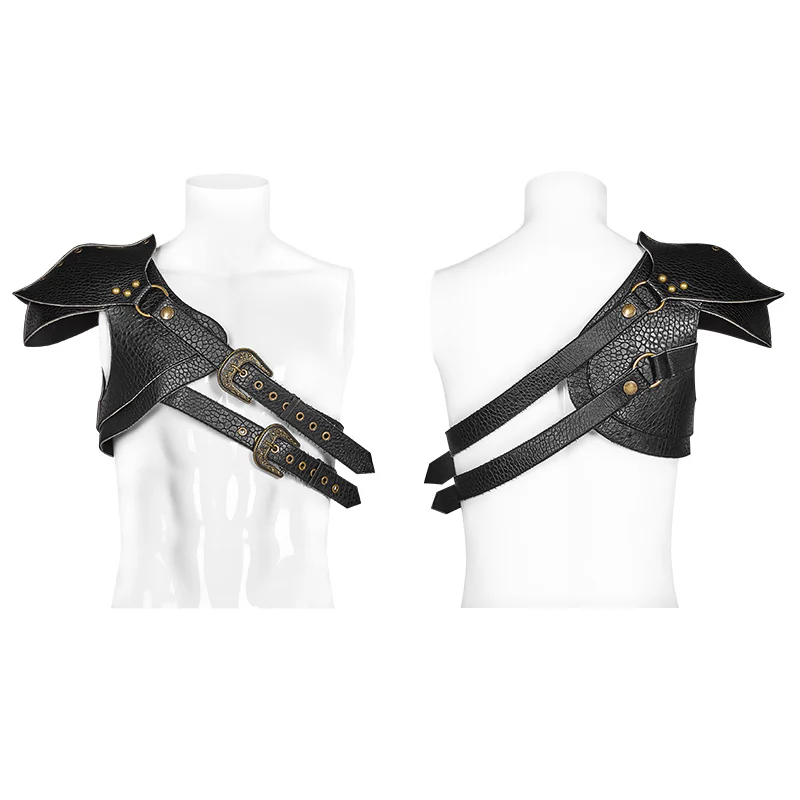 Steampunk Thick Three-dimensional  Armor One Shoulder Strap - Image 5