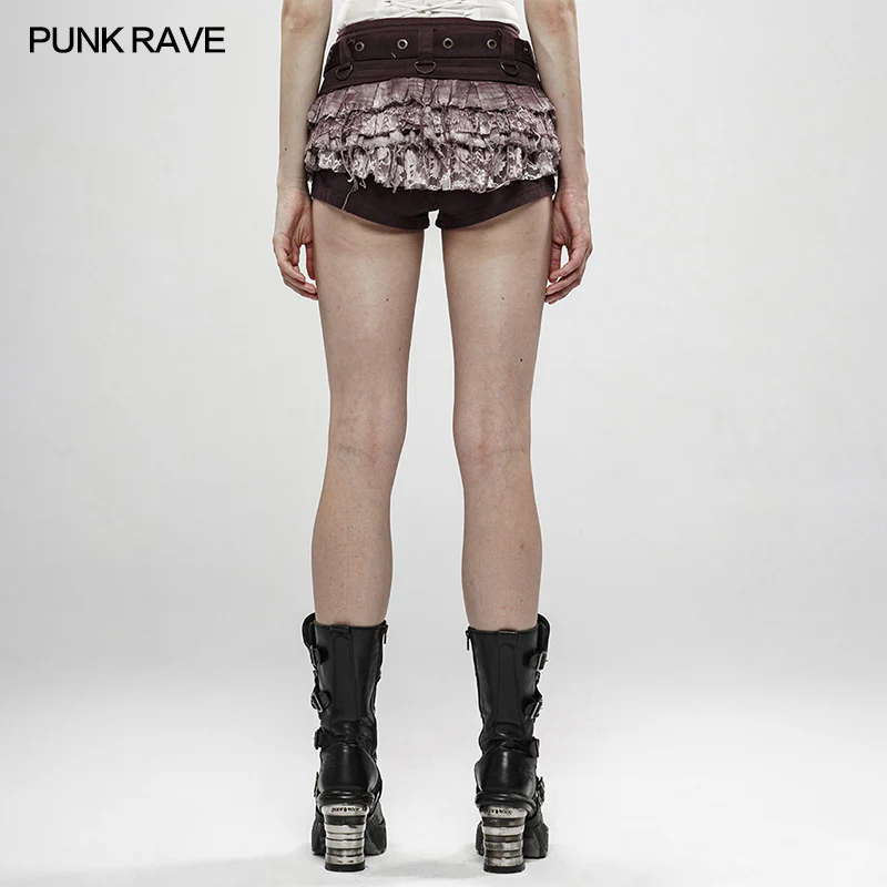 Steampunk viper stonewashing shorts - Image 9