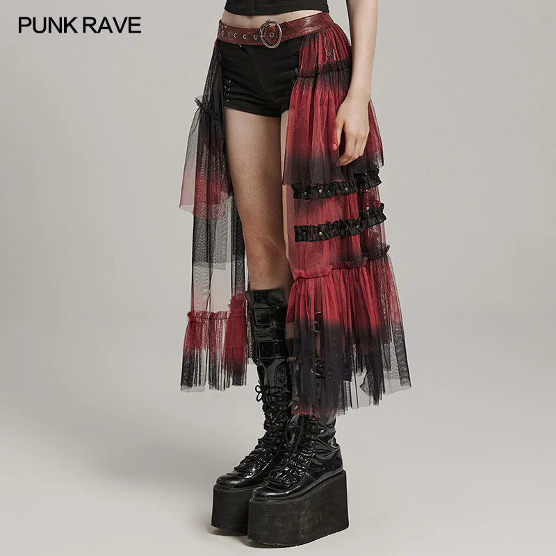Sweet cool Gradient mesh skirt - Image 12