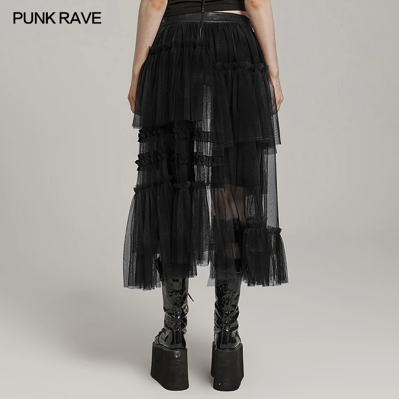 Sweet cool Gradient mesh skirt - Image 3