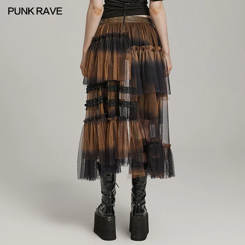 Sweet cool Gradient mesh skirt - Image 7