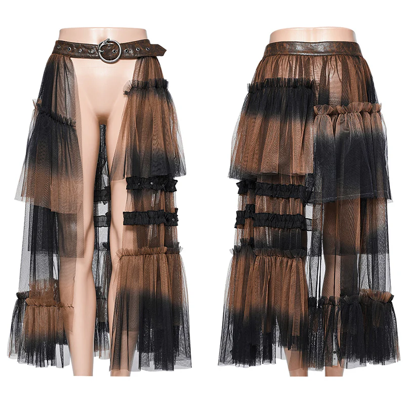 Sweet cool Gradient mesh skirt - Image 9