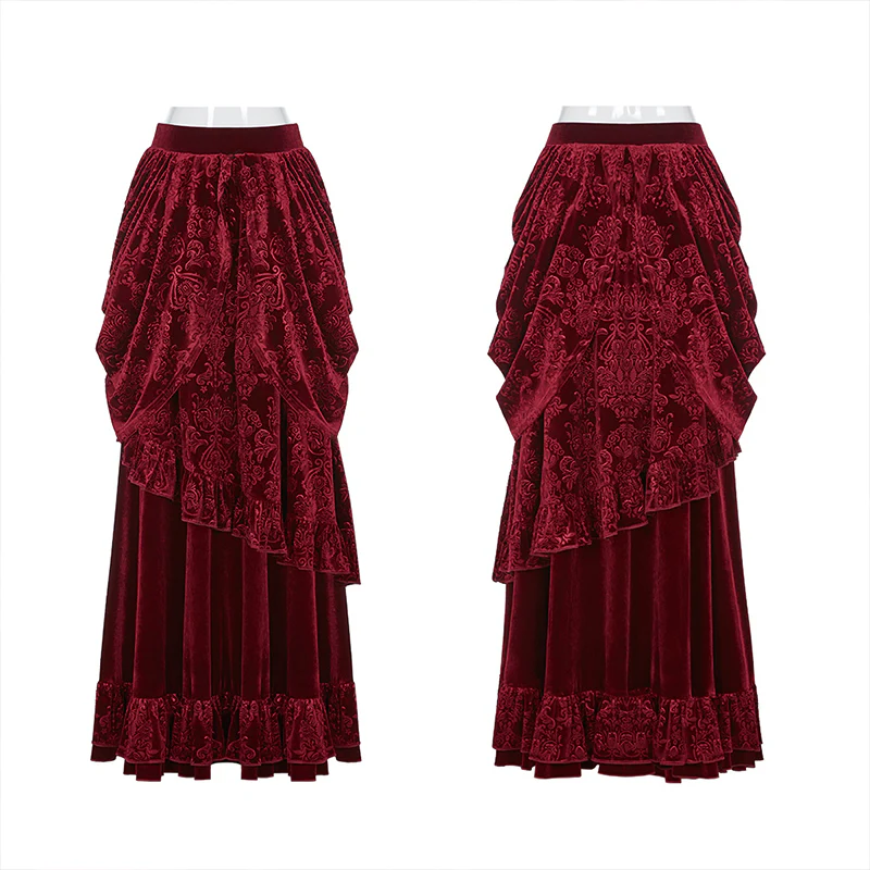 Victoria Gorgeous Court Long Skirt - Image 9